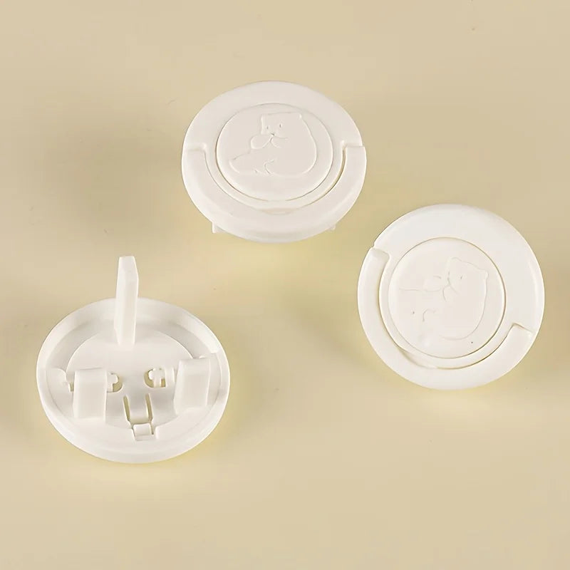 10pcs Baby Safety Socket Cover Childproof Outlet Plug Protector Anti Electric Shock Power Socket Hole Protection Cap