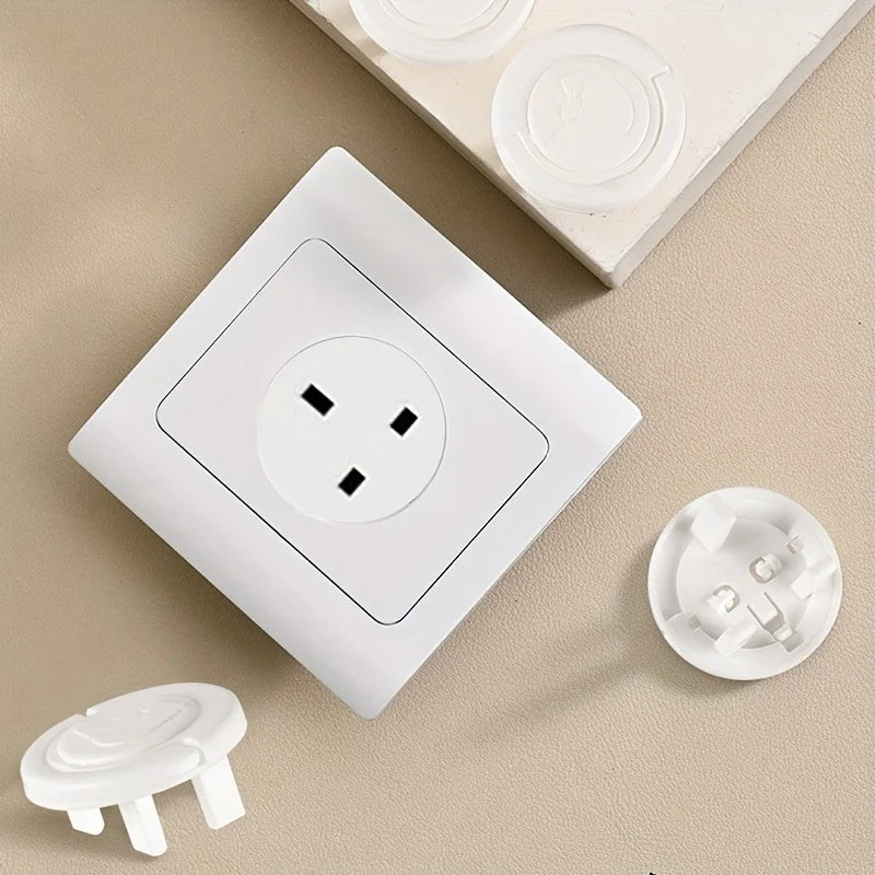 10pcs Baby Safety Socket Cover Childproof Outlet Plug Protector Anti Electric Shock Power Socket Hole Protection Cap