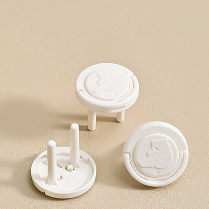10pcs Baby Safety Socket Cover Childproof Outlet Plug Protector Anti Electric Shock Power Socket Hole Protection Cap